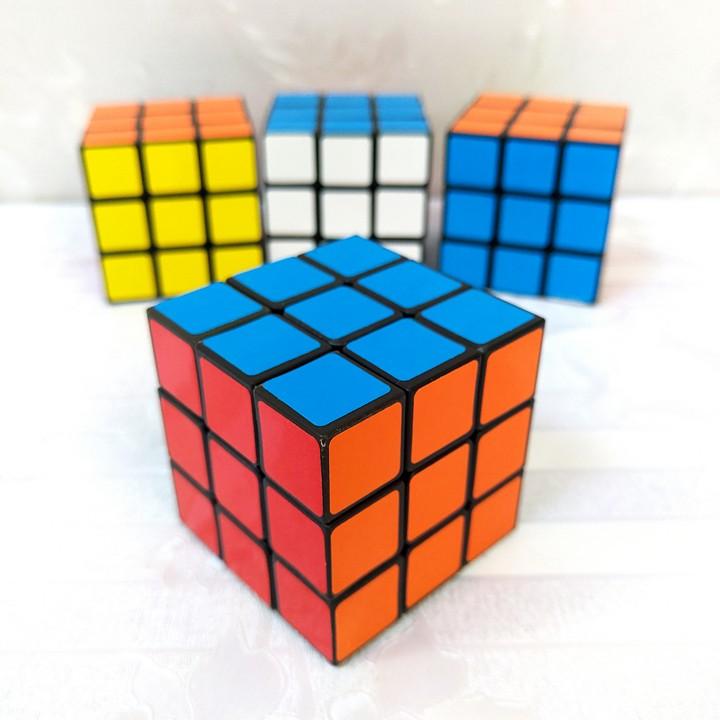 Rubik's cube 3x3, black trim, intellectual development toy, toy for kids