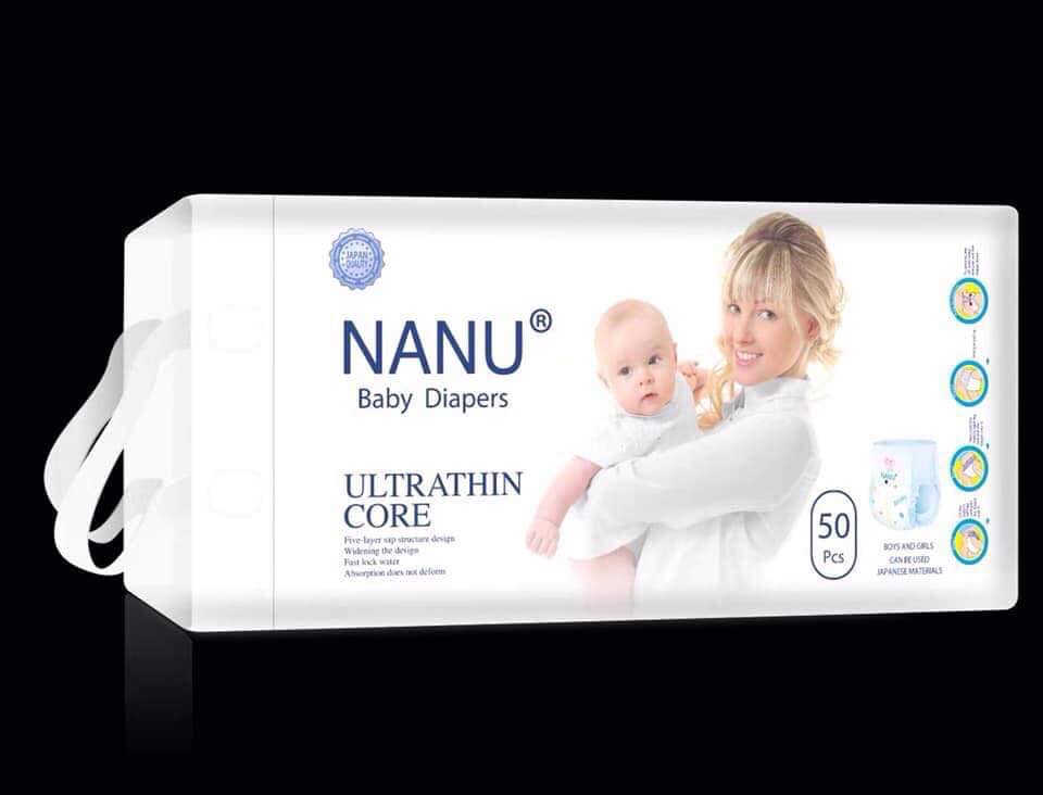Bỉm quần/ dán  NANU đủ size 50 miếng