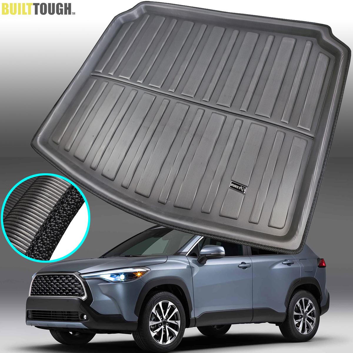 Tấm lót cốp xe ô tô cho toyota corolla cross suv xg10 2020 2021 2022 2023 tấm lót sàn cốp sau thảm khay chịu lực nặng nội thất