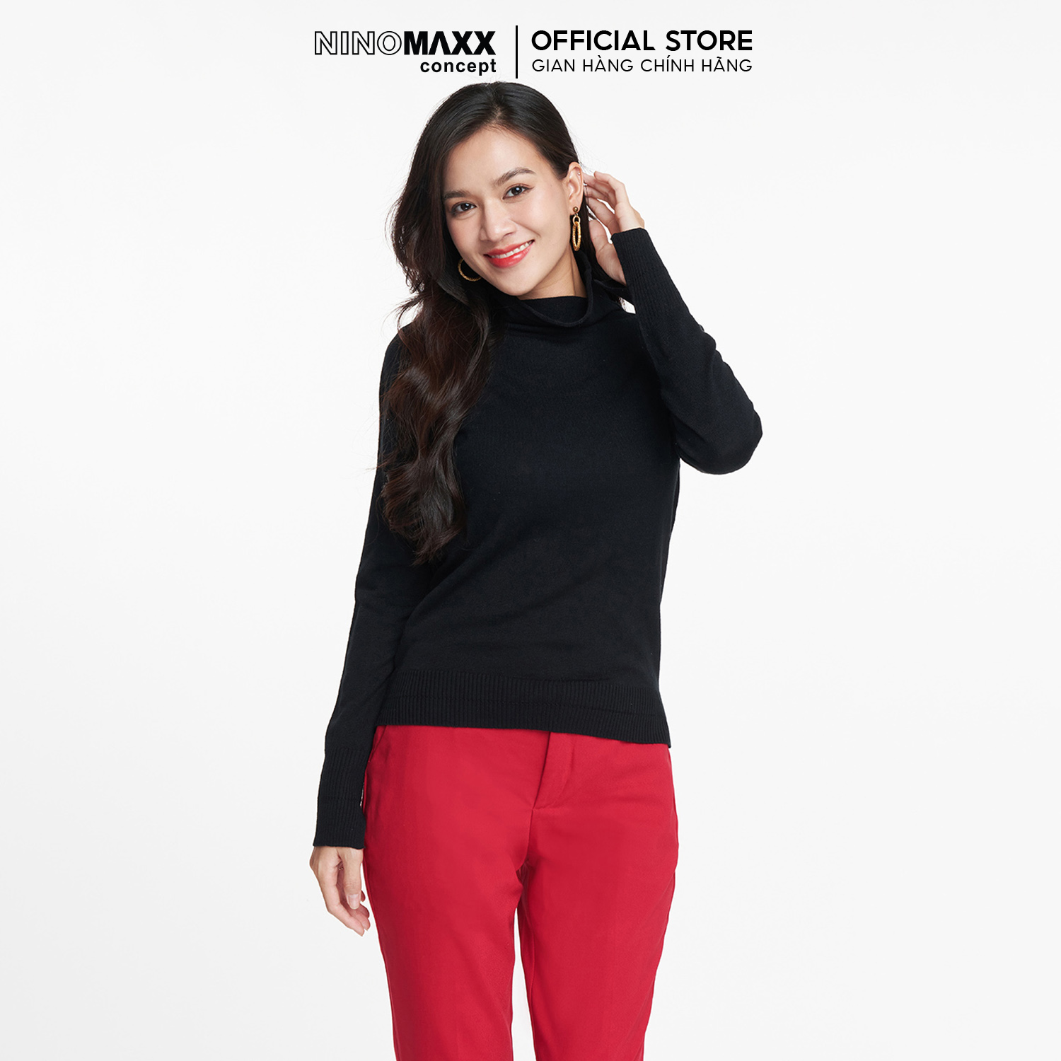 N&M Áo sweater Basic Nữ tay dài 1903112