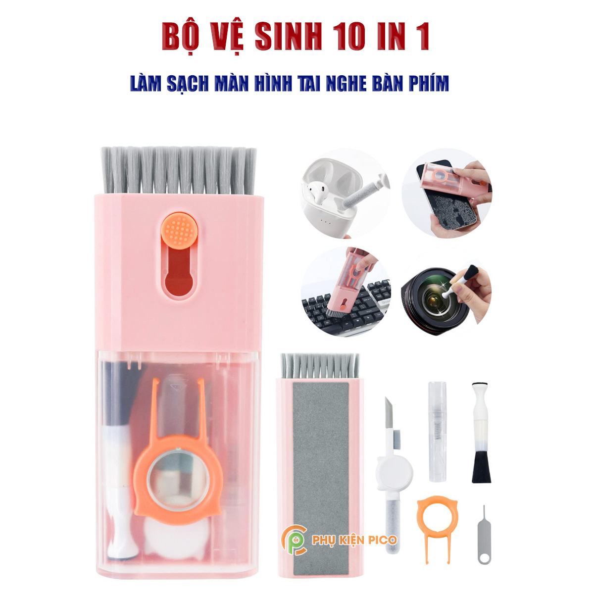 Bình Xịt Vệ Sinh Làm Sạch Màn Hình Điện Thoại - Bình xịt làm sạch màn hình máy tính bảng - Bộ làm sạch màn laptop