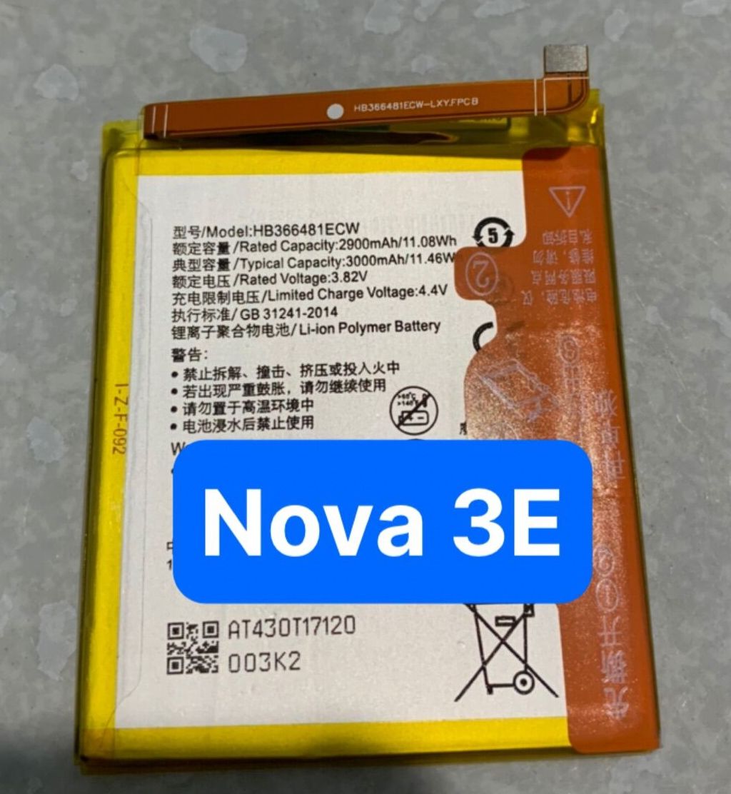 pin Y7 pro 2018 / Gr5 mini /P9 huawei / HB366481ECW