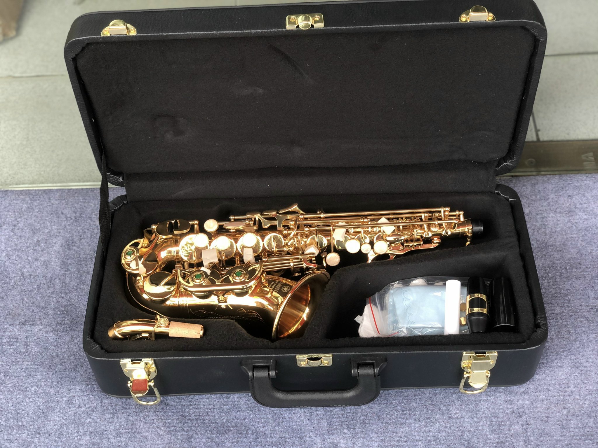 Kèn saxophone soprano cong Yamaha MK-008