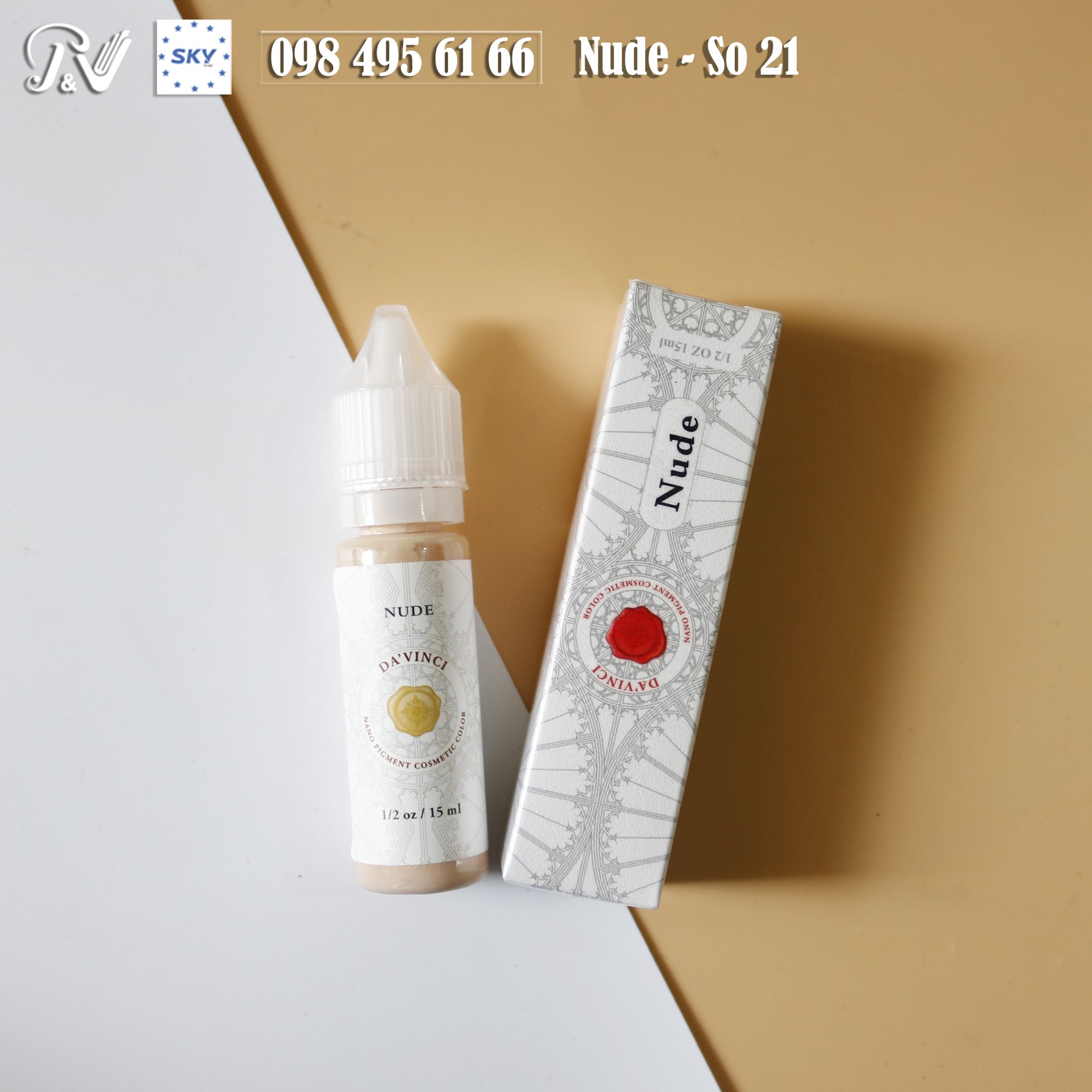 Set 3 Màu Da + Trắng + Cam Davinci