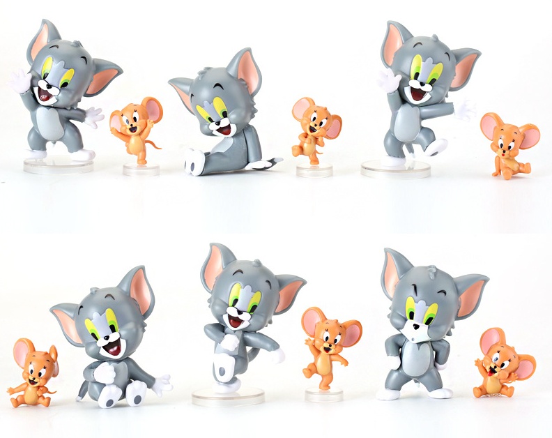 Set 6 models Tom & Jerry lovely