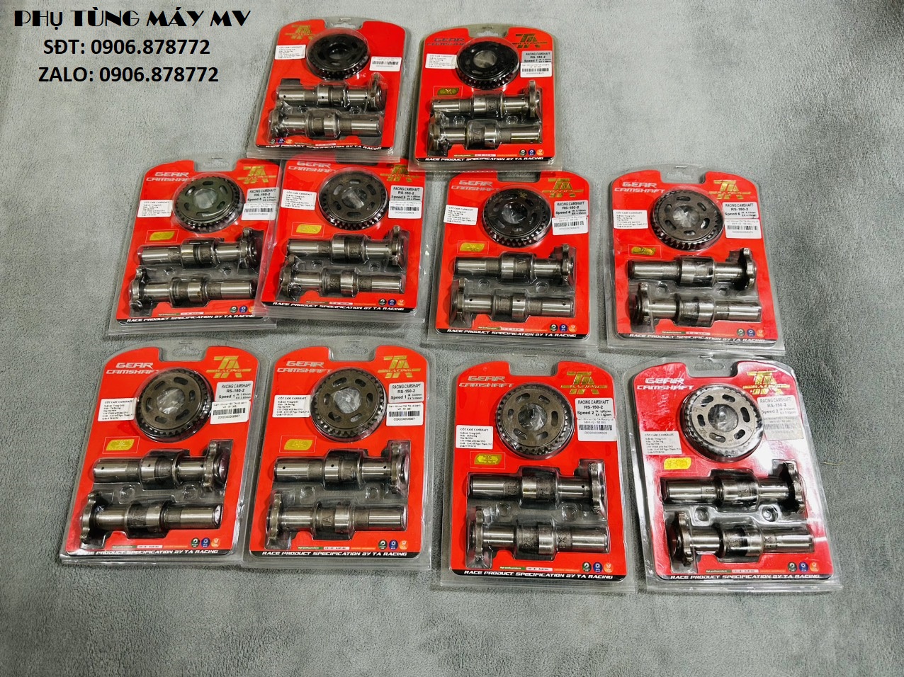 Cặp cam TA đủ size dành cho xe Winner Sonic