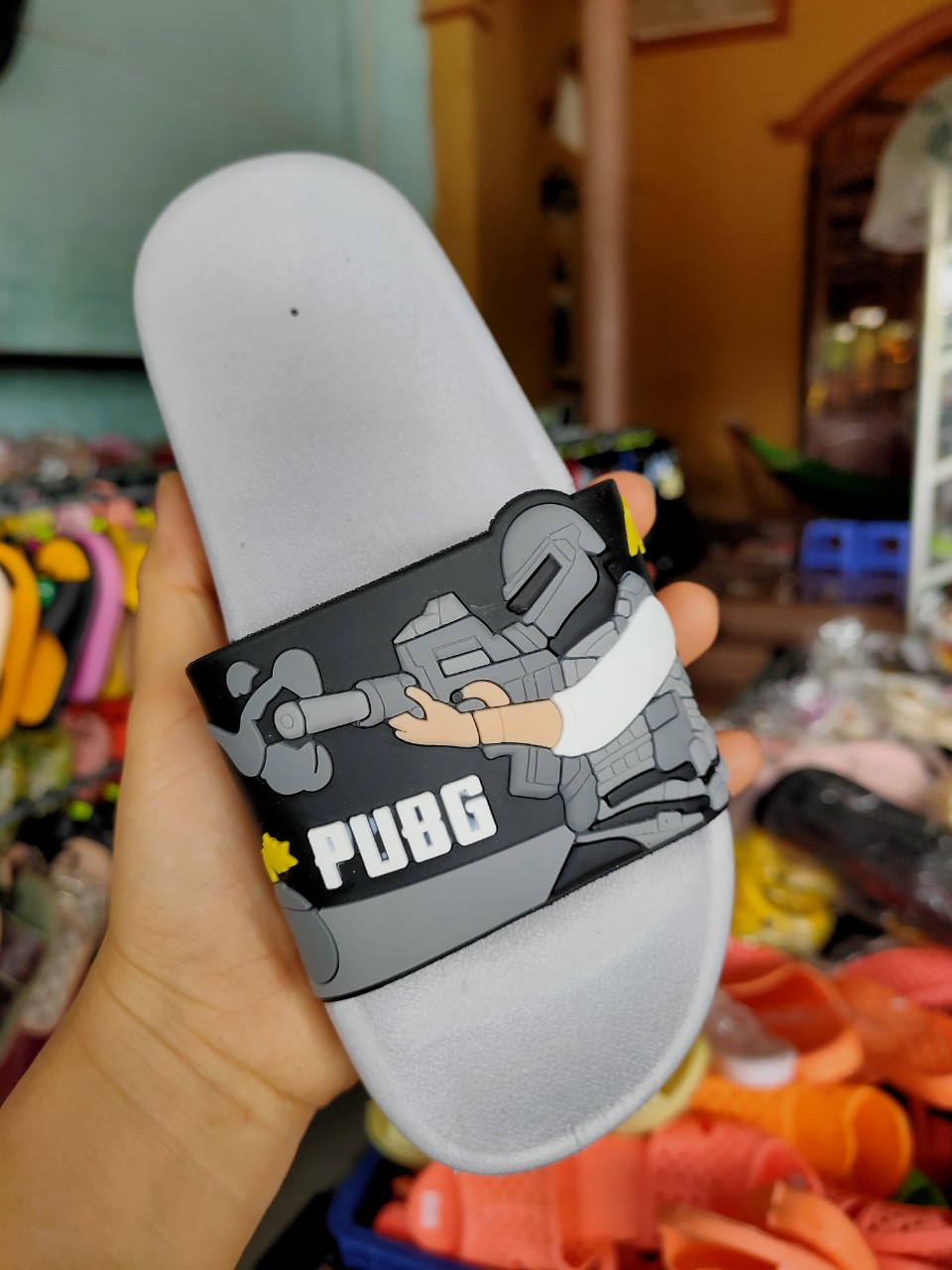 Dép siêu nhân anh hùng  PUBG 3D Bé trai