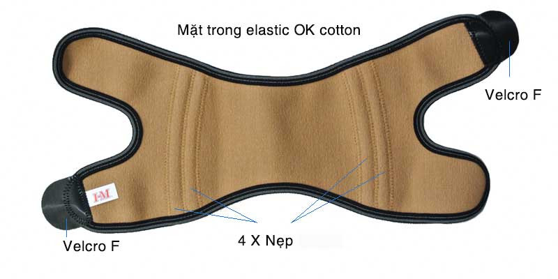 đai gối nẹp xoắn cao cấp