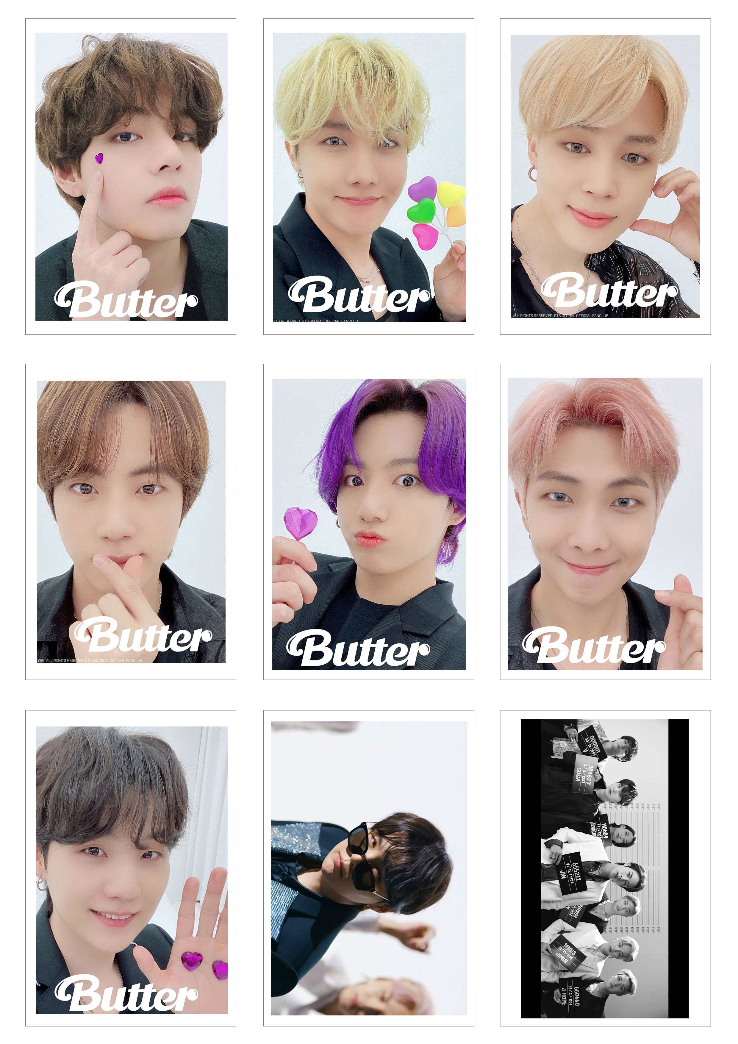 Lomo Card 63 Ảnh BTS - BUTTER