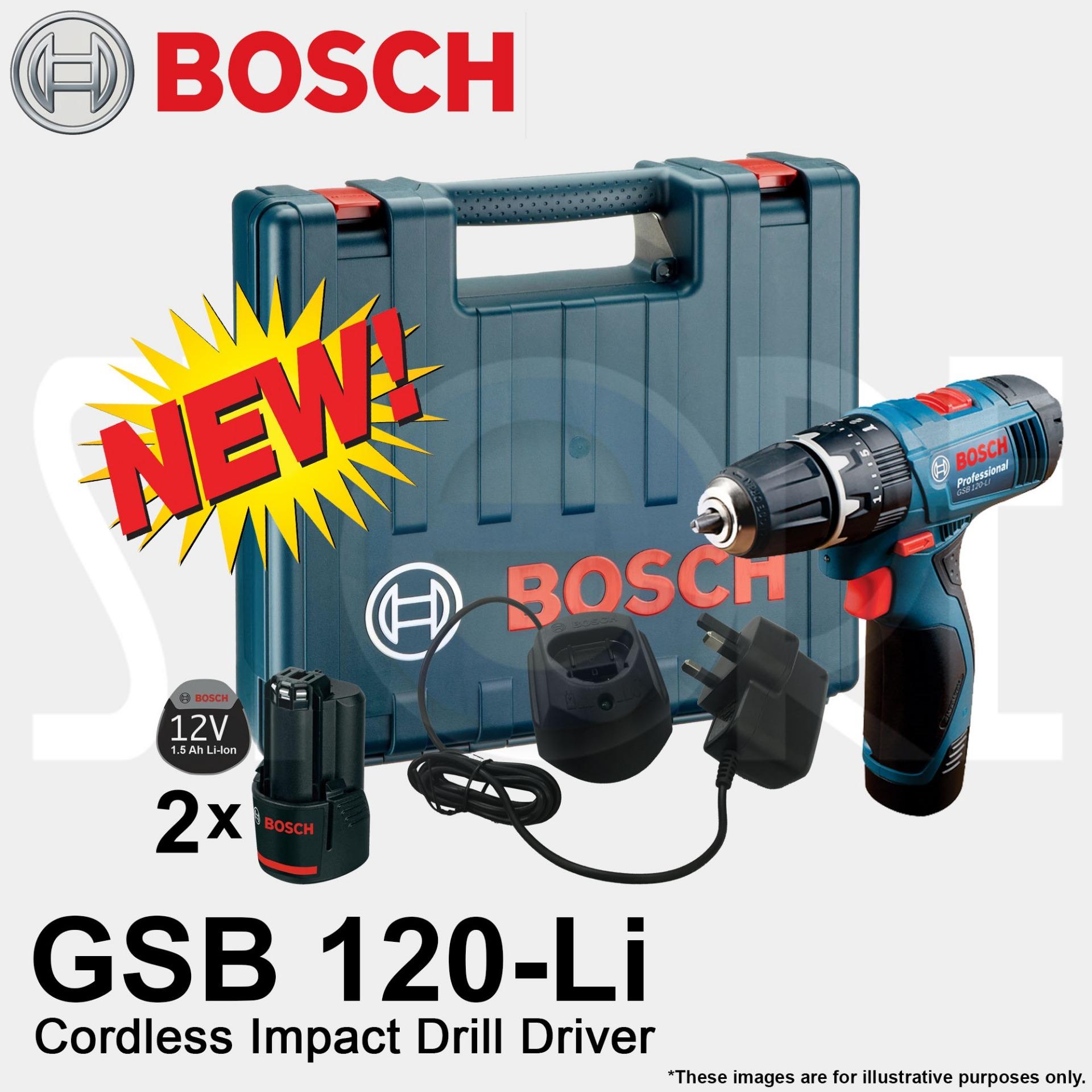 Máy khoan pin bắt vít Bosch GSB 120-LI
