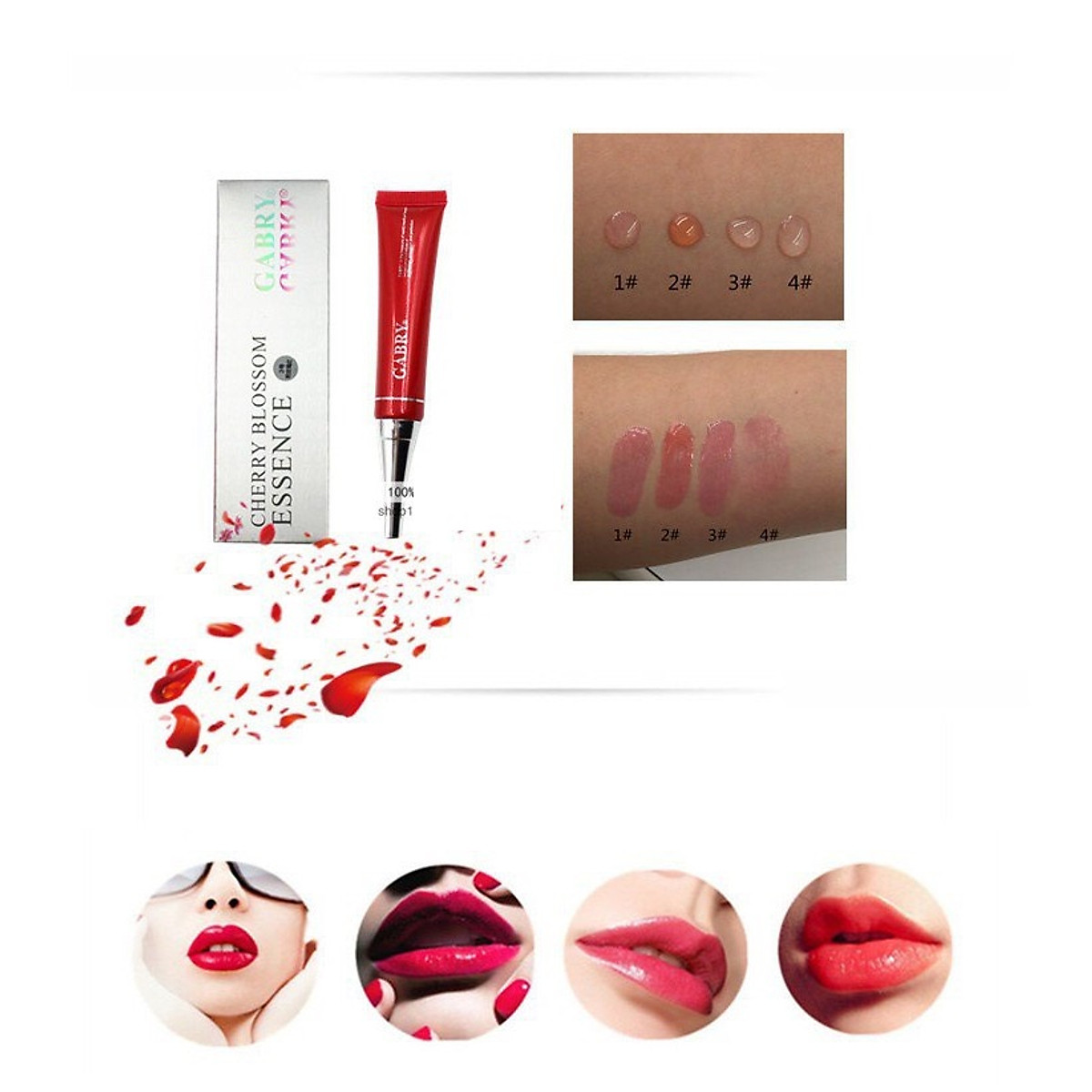 Dưỡng Kích Màu Môi GABRY CHERRY BLOSSOM ESSENCE ( Dưỡng Sau Xăm Môi)