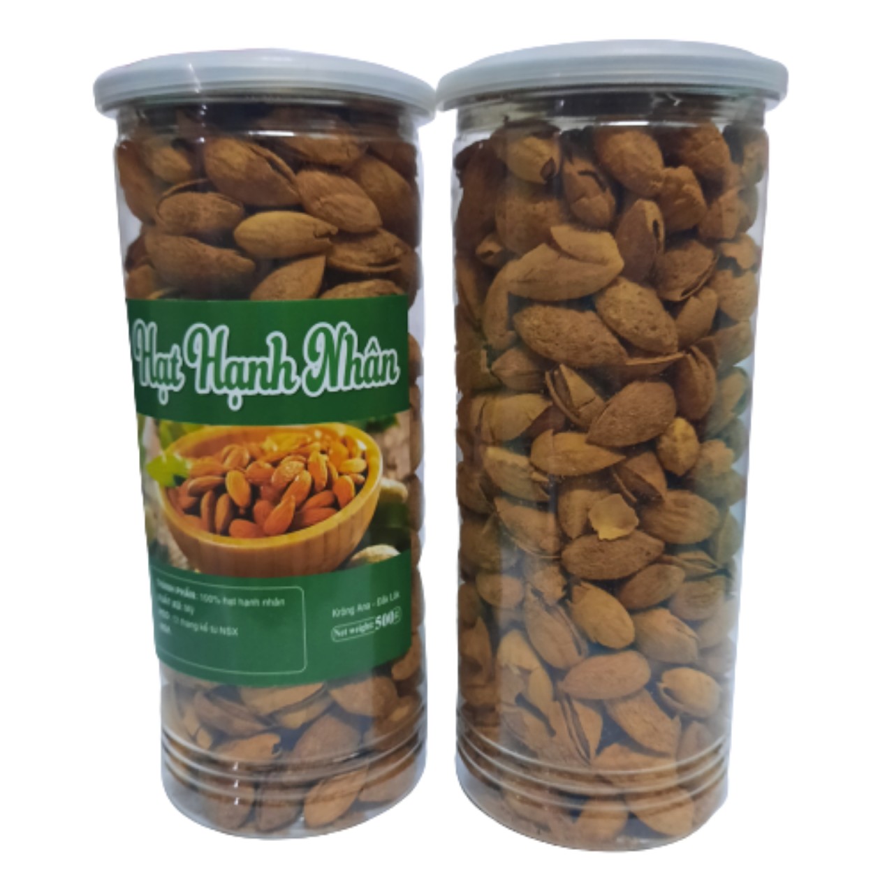 500g Hạnh nhân rang bơ vỏ mỏng nhập khẩu Mỹ