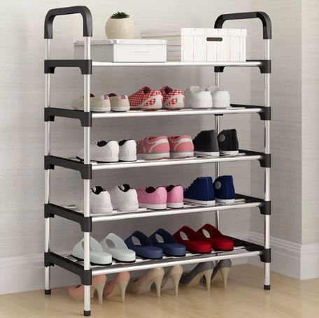 [Cỡ Lớn – Chọn Màu] Kệ Để Giày Dép Inox 5 Tầng Cỡ Lớn Rộng 60cm – Chọn Màu - Kệ Giày Chính Hãng, Giá Để Giày Dép Inox 5 Tầng