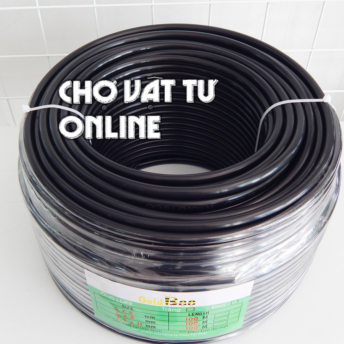 Ống dây phun sương 8mm, dây dẫn nước phun sương Hàng Việt Nam giá tốt Quy cách 6x8mm - Chợ Vật Tư Online
