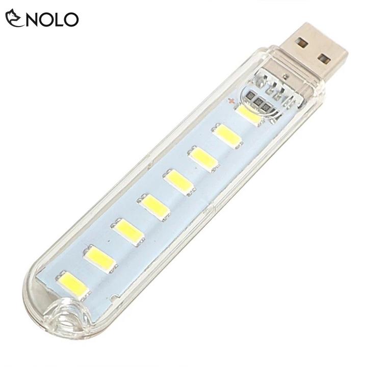 Combo 2 Đèn Led 8 Bóng Siêu Sáng Cắm Dùng Nguồn USB Công Suất 1,4W