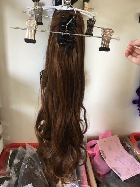 Tóc ngoặm kẹp cao cấp❤️💕freeship- ảnh thật