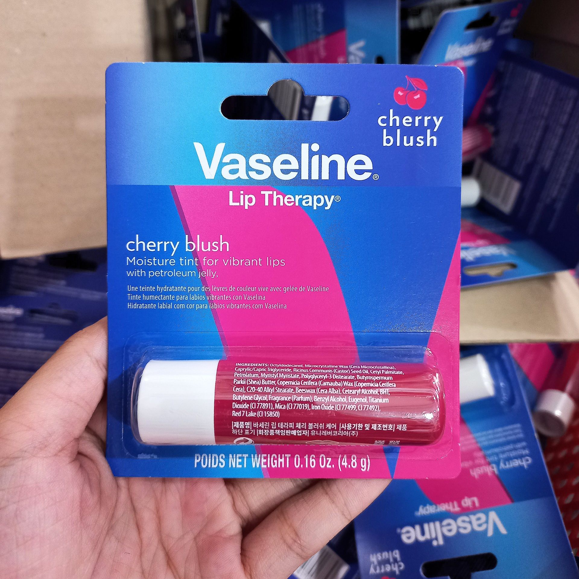 SON DƯỠNG MÔI VASELINE LIP ROSE THERAPY 4.8G (DẠNG THỎI)