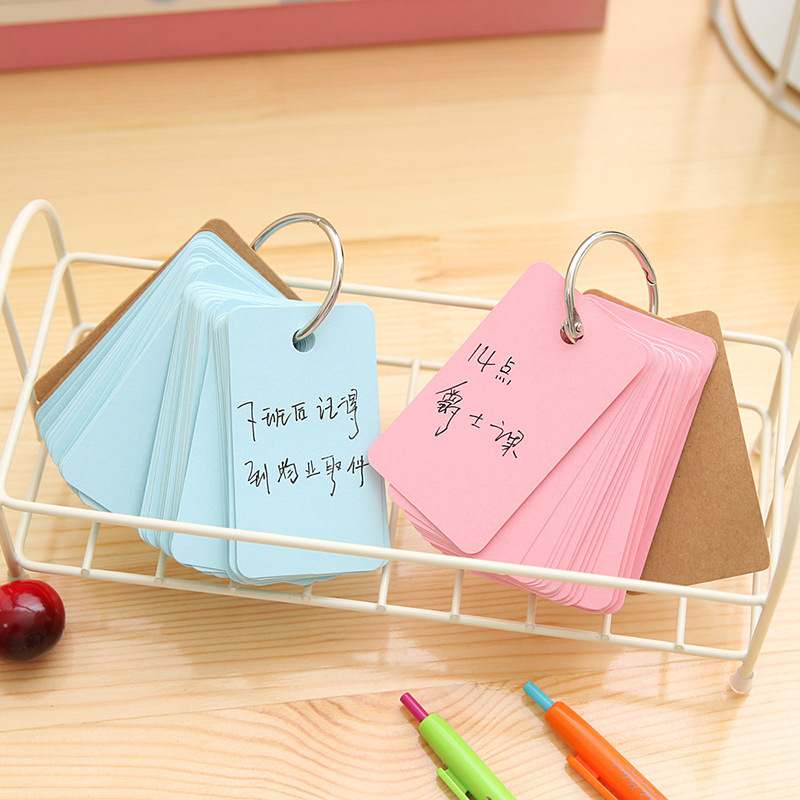 [HCM]Tập giấy note kraft (nhiều màu)