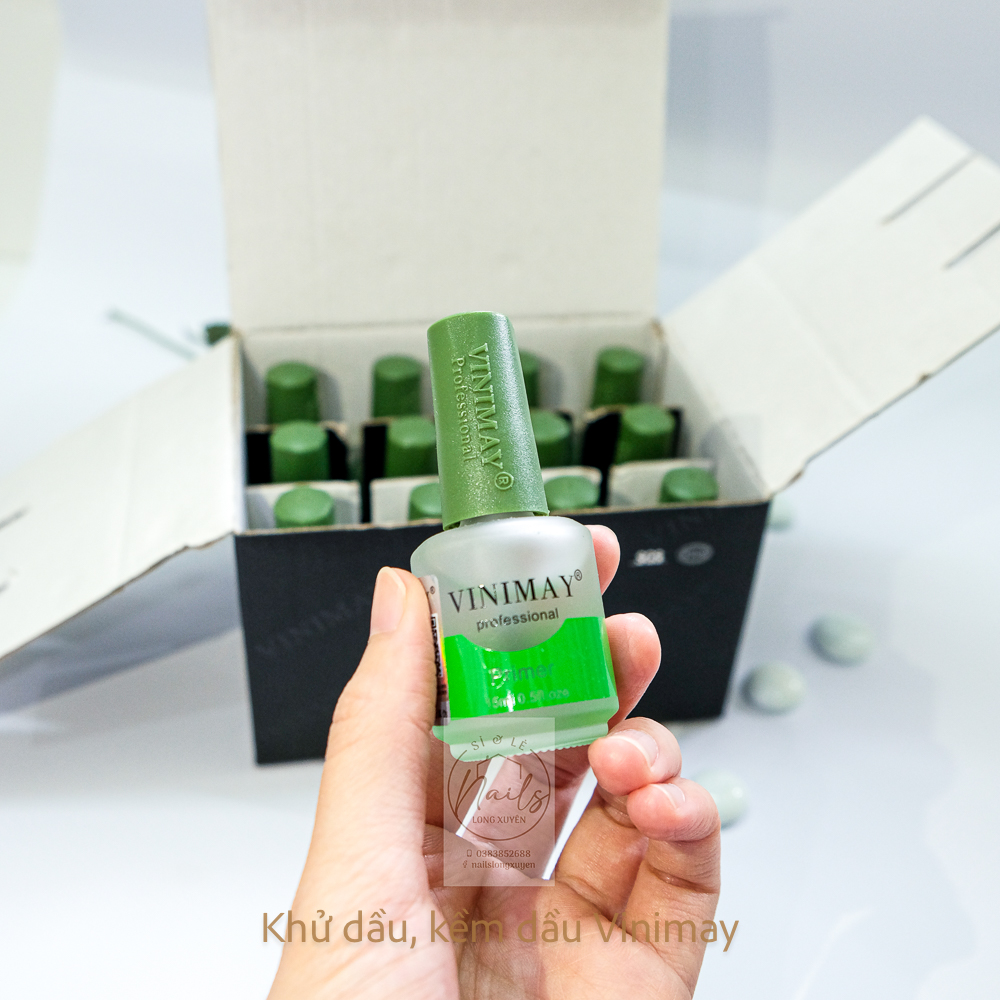 Kiềm dầu Vinimay, khử dầu trên móng