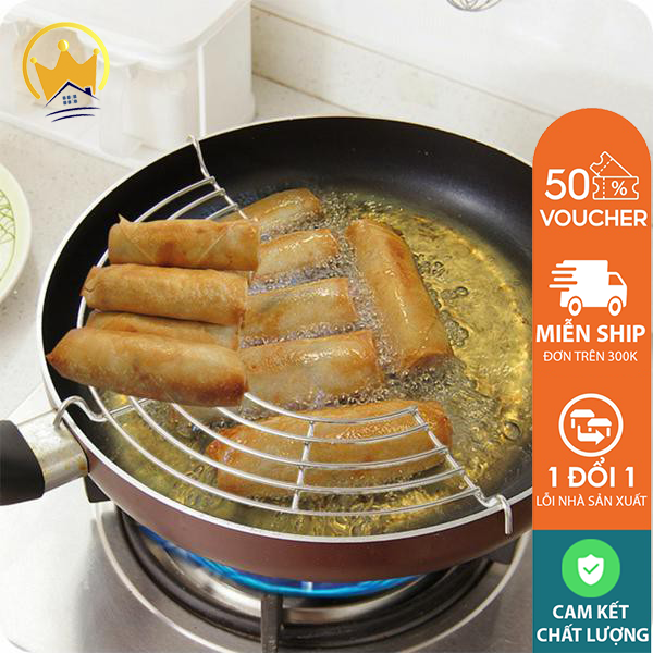 VỈ GÁC CHẢO BẰNG INOX 304 CAO CẤP