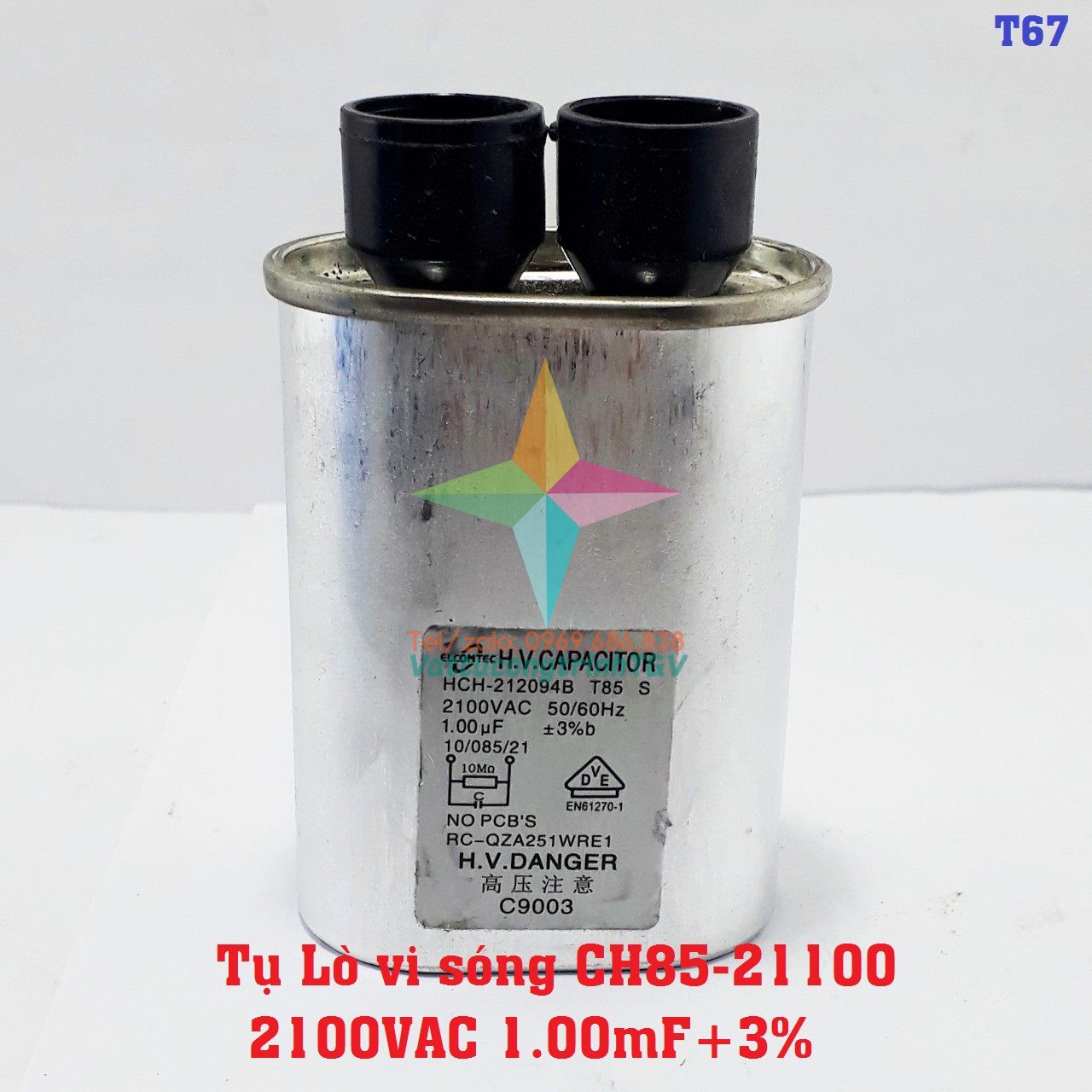 Tụ điện dùng cho Lò vi sóng 1.00uF+3%