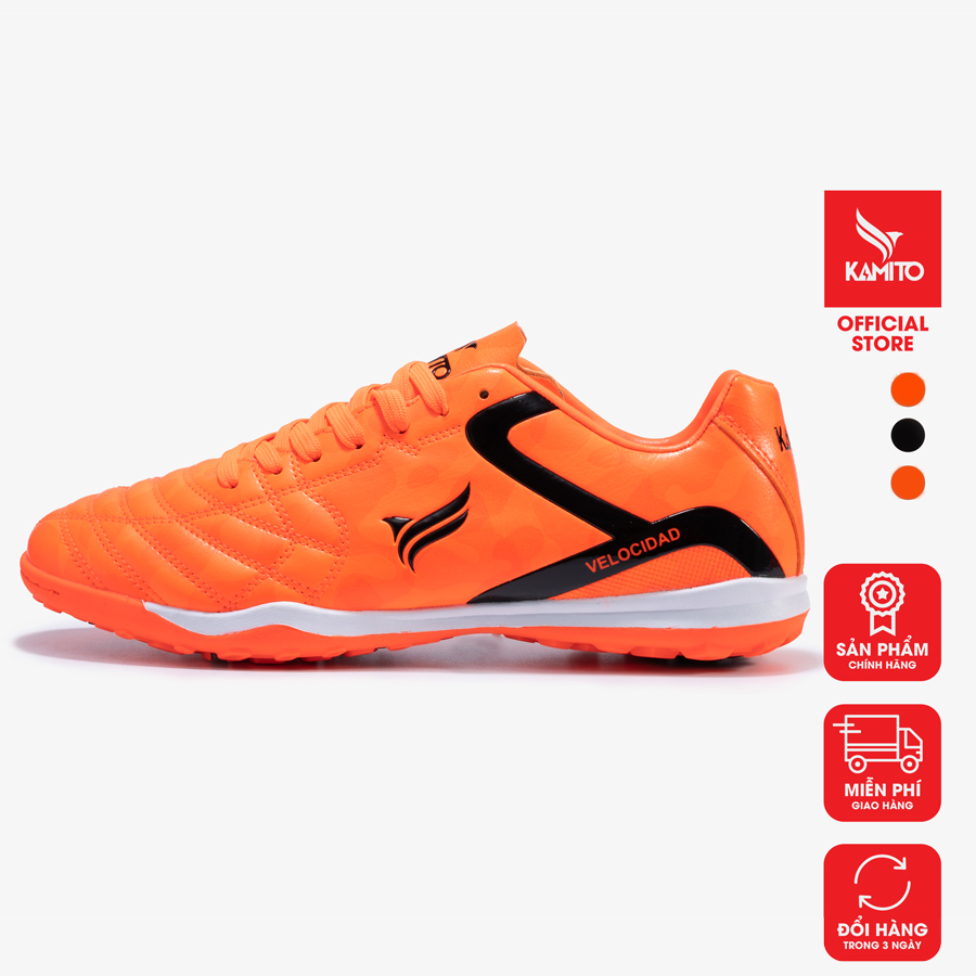 Giày bóng đá sân cỏ nhân tạo Kamito Velocidad Kid Enduring Pack size trẻ em, đế TF, chính hãng