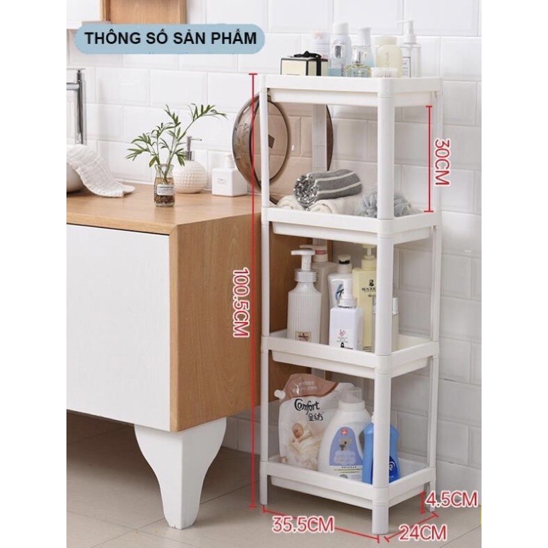 (INOCHI) Kệ đa năng 4 tầng Inochi