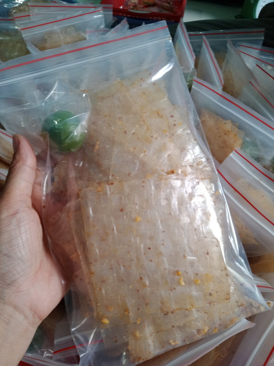 Bánh Tráng  Trộn Tỏi Tắc