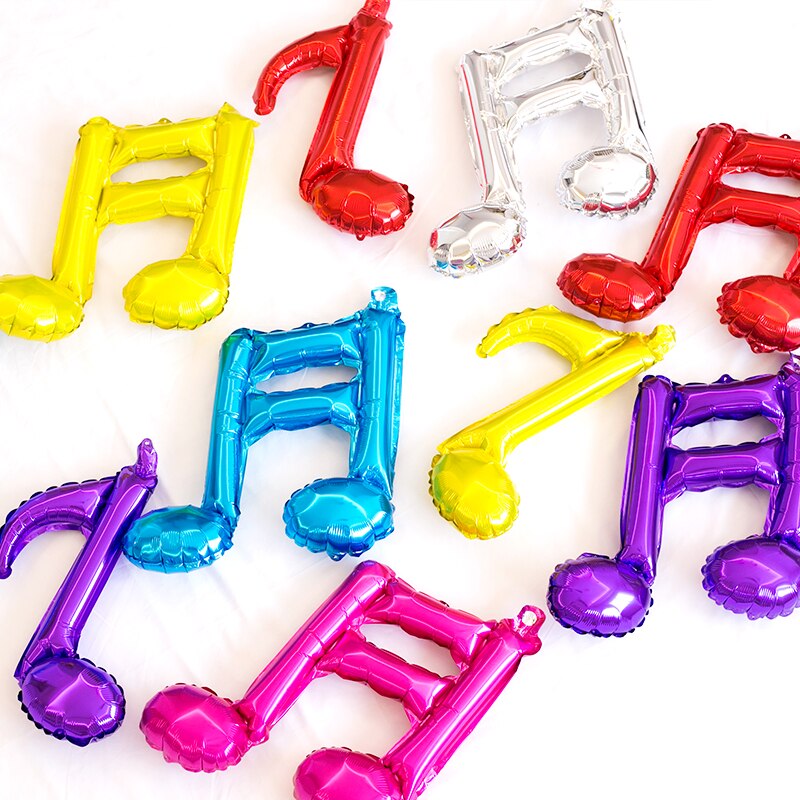 Bóng trang trí hình nốt nhạc đơn và kép