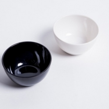 Bộ 10 chén cơm CO 02 màu trắng nhựa Melamine