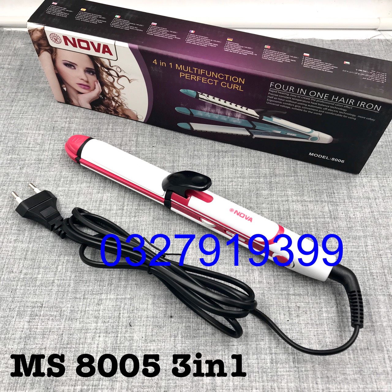 Máy làm tóc 3in uốn duỗi bấm sh8005