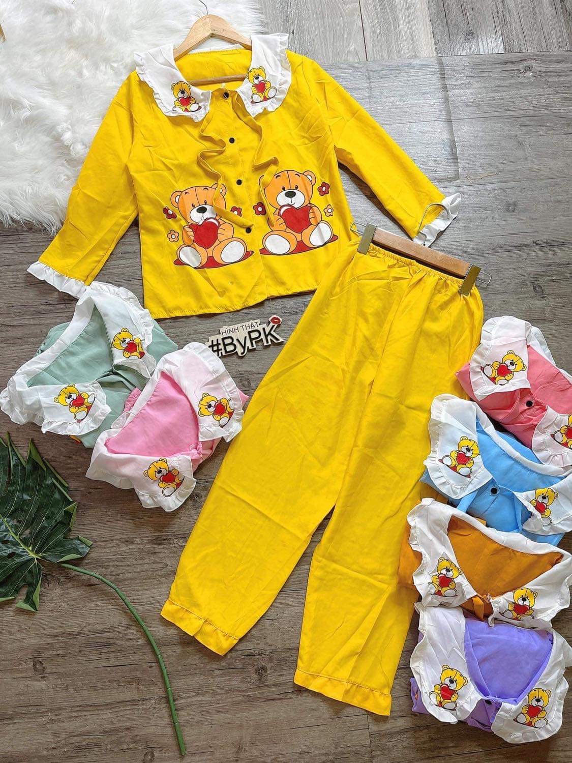 [HCM][ XÃ KHO 3 NGÀY ] BỘ PIZAMA TAY DÀI QUẦN DÀI TIỂU THƯ