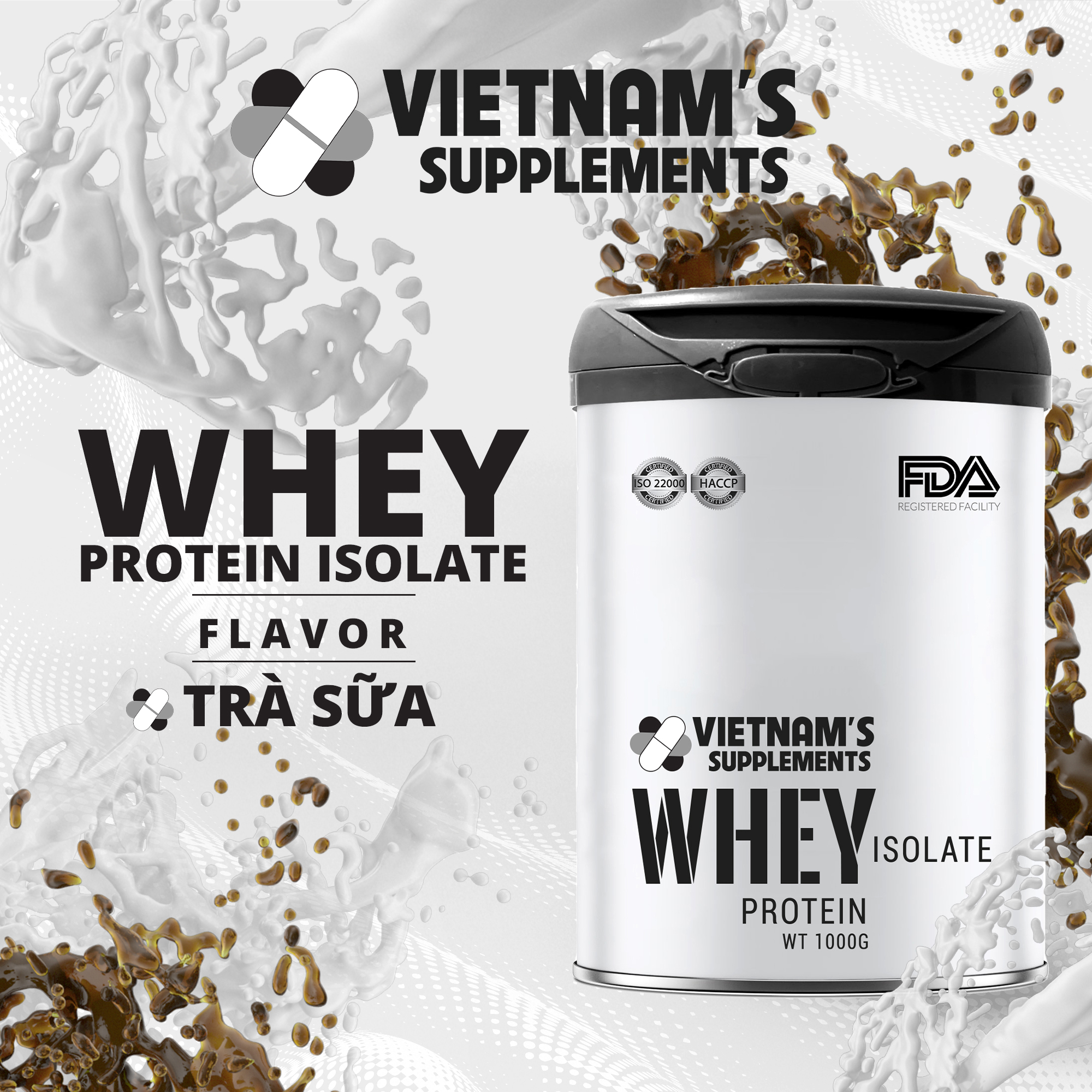 [THỰC PHẨM BẢO VỆ SỨC KHOẺ] Whey Protein Isolate - Bổ sung protein