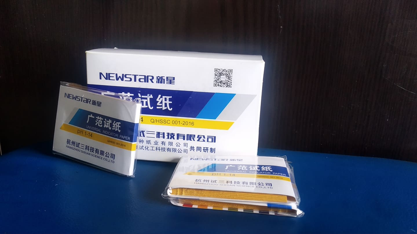 [Hộp 20 tệp] Giấy đo độ pH, Giấy đo pH mỹ phẩm, giấy quỳ tím Newstar - Hàng chính hãng