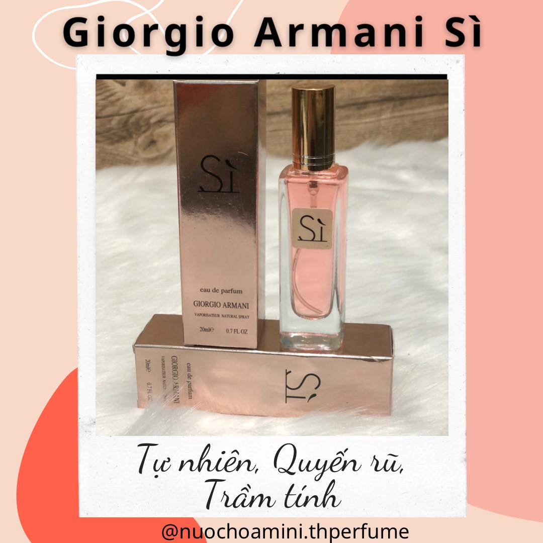 Nước Hoa Mini Nữ Giorgio Armani Sì 20ml