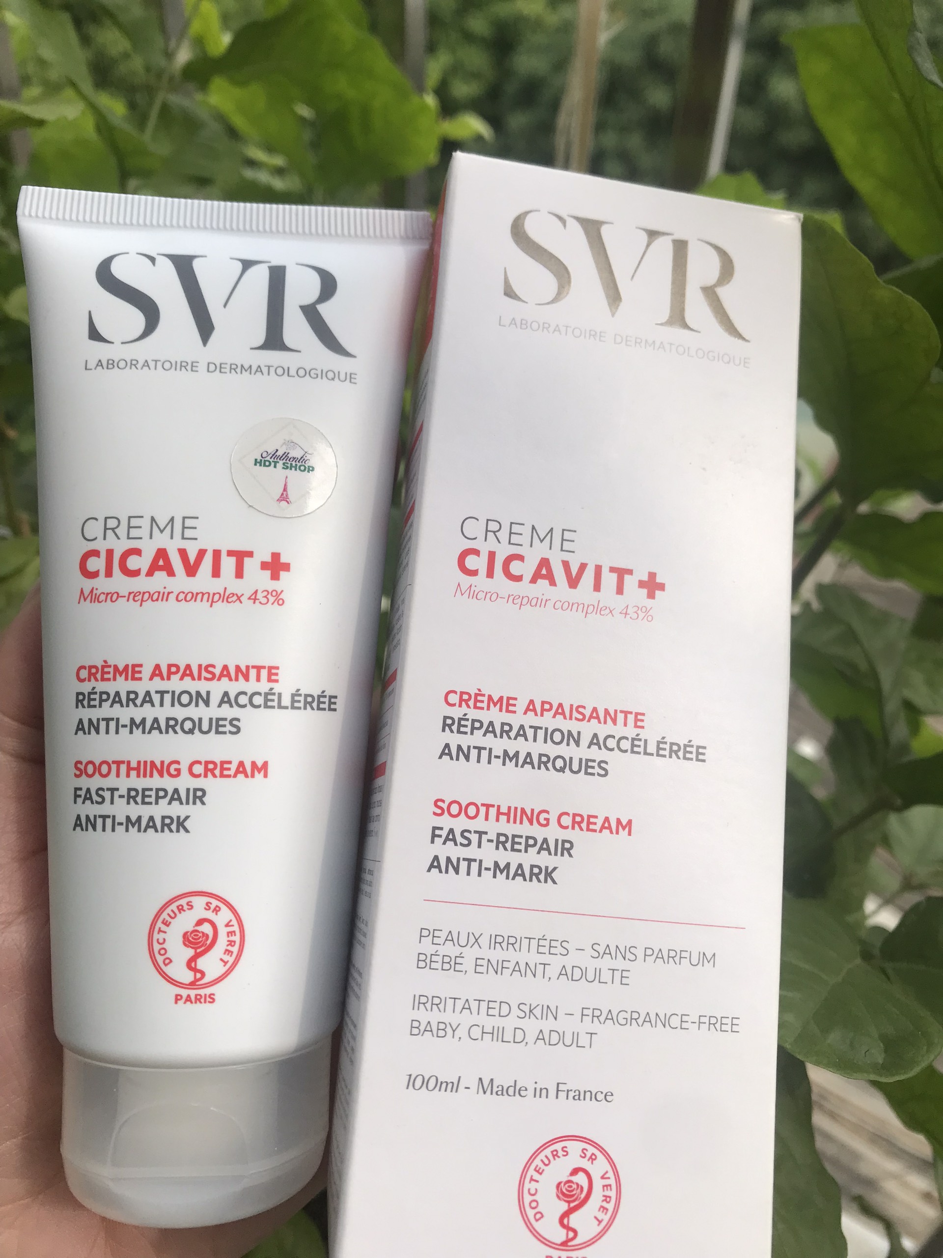 Kem dưỡng ẩm phục hồi SVR Cicavit+ (Bill Pháp)