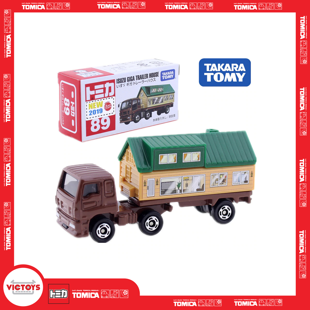 [HCM]Tomica - Xe mô hình Tomica No.89-06 Trailer House