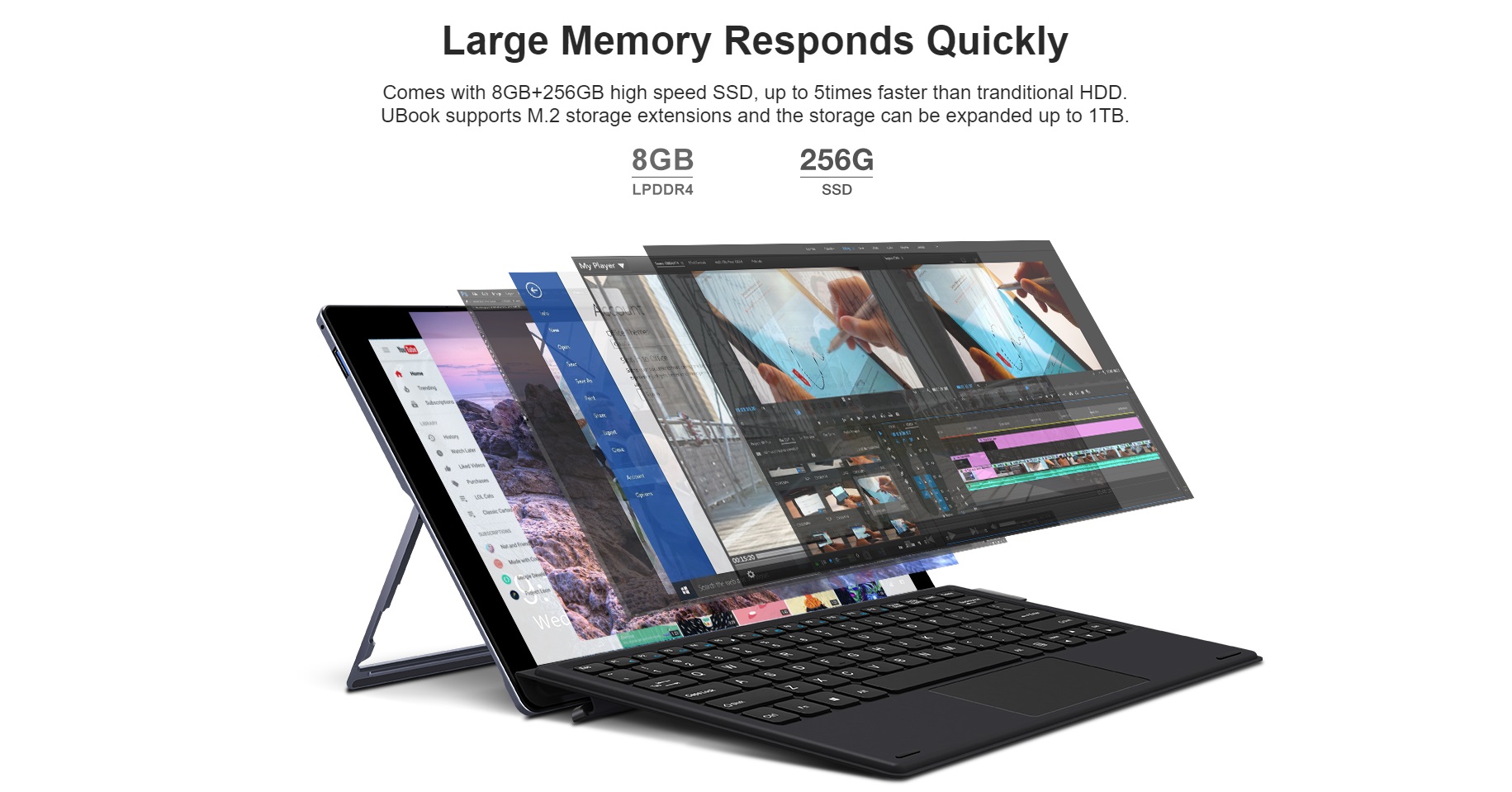 Tablet 2 in 1 Chuwi Ubook (Chip N4100/8G/256GSSD)