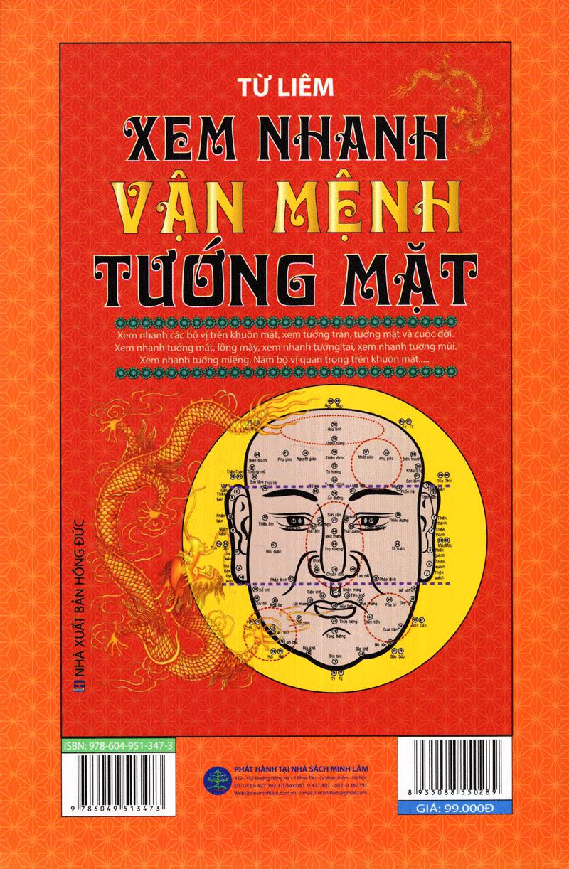 Sách - Xem Nhanh Vận Mệnh Tướng Mặt