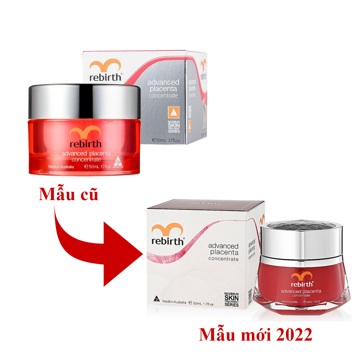 Rebirth Advanced Placenta Concentrate 50ml RM01