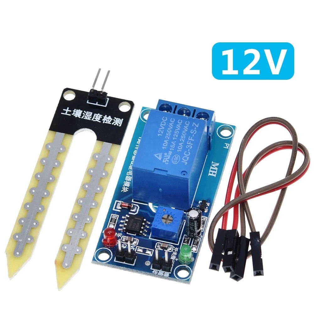 Module điều khiển relay bằng cảm biến độ ẩm đất 12V