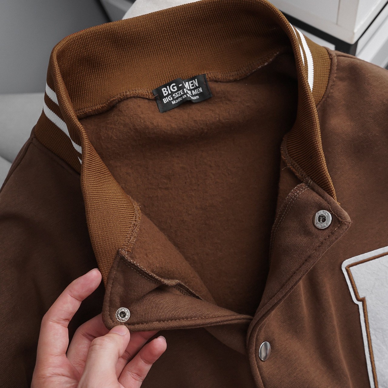 Big size - Áo khoác bomber (áo varsity) bigsize 90-130kg
