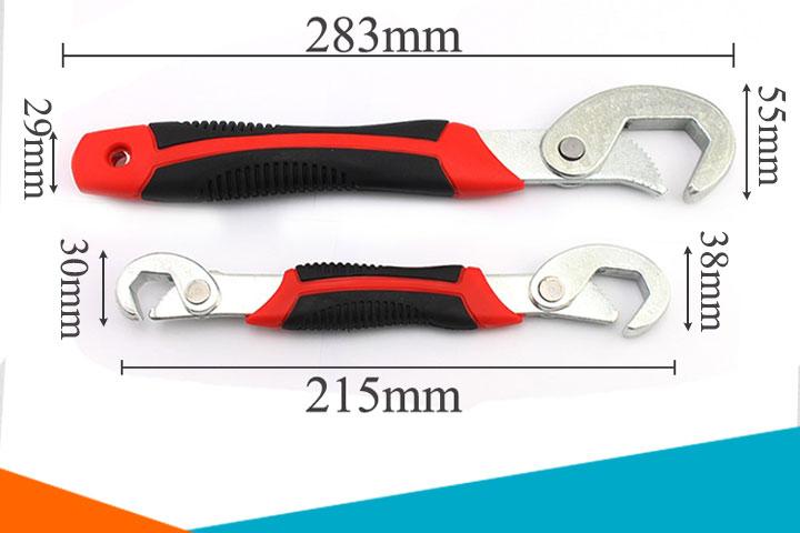 Bộ 2 Cờ Lê (Mỏ Lết) Đa Năng Cao Cấp 9-32mm Mở Mọi Loại Ốc