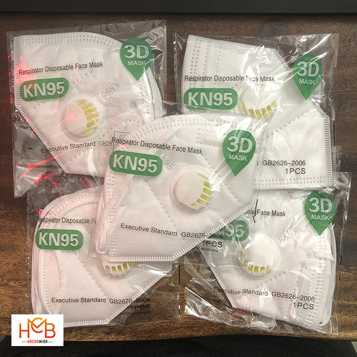 Combo 5 PCS Dust Protection Face Mask With Valve - Simple But Useful Choice For Daily Uses