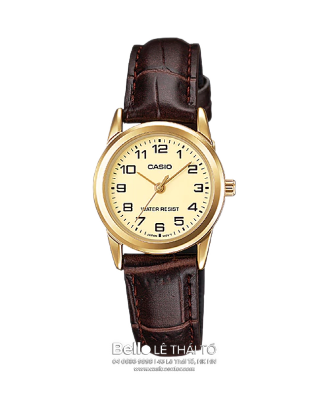 Đồng hồ Casio Nữ LTP-V001GL-9B chính hãng giá rẻ - Bảo hành 1 năm - Pin trọn đời