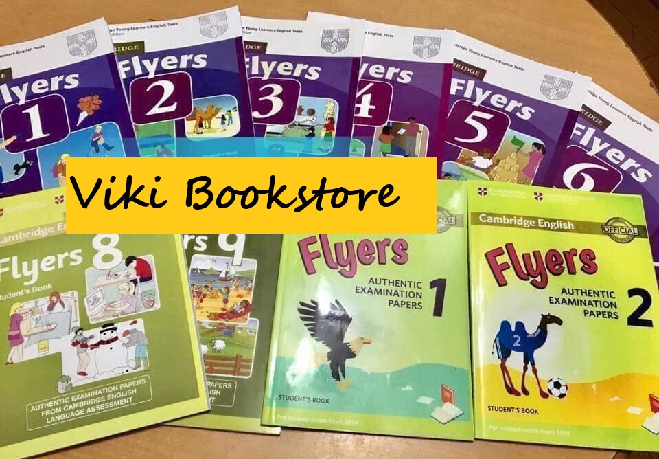 Starters, Movers, Flyers examination papers - Bộ đề test 13 cuốn
