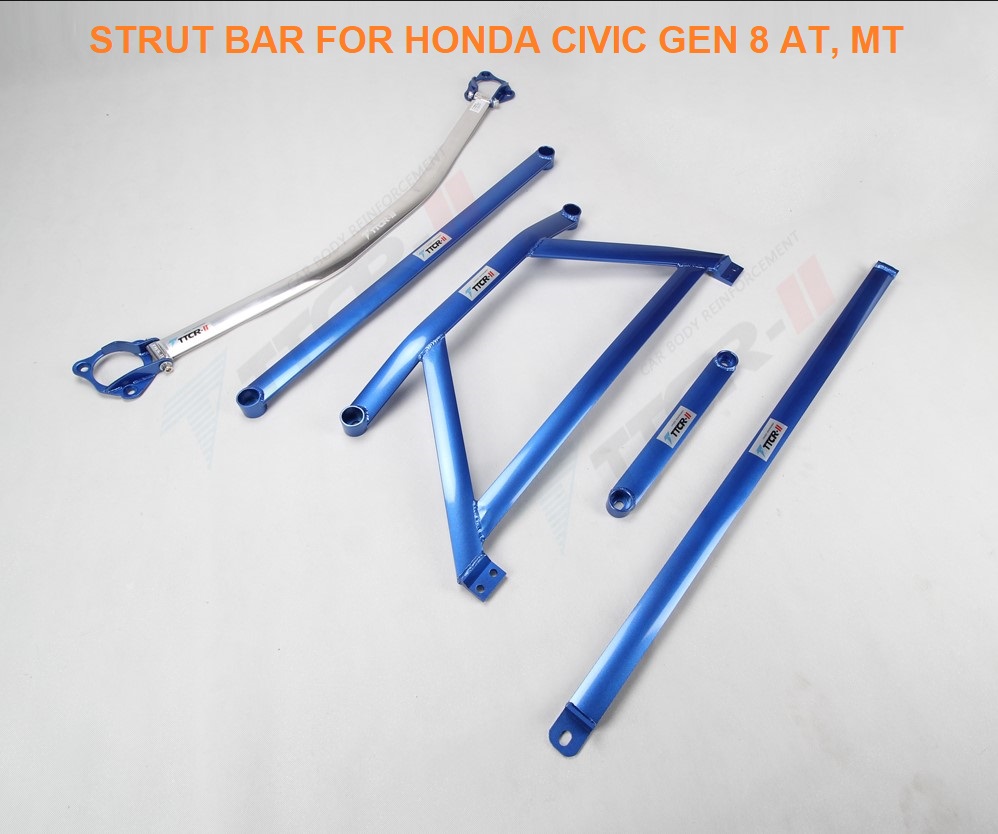 HONDA CIVIC GEN 8 2006 - 2011 - BỘ THANH GIA CỐ GẦM TTCR II CHO HONDA