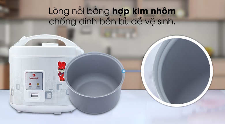 Nồi Cơm Điện Happycook 1.8 lít HCJ-180