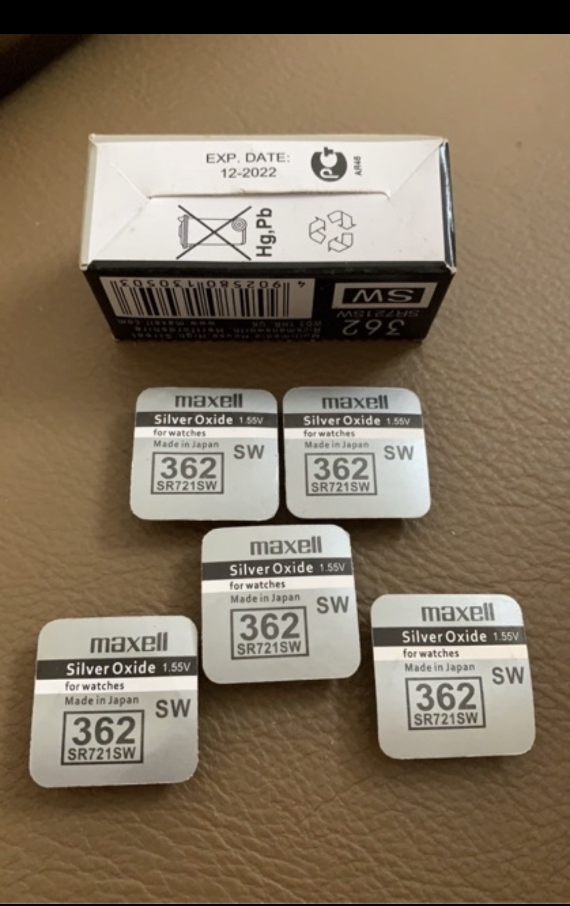PIN ĐỒNG HỒ Maxell SR721SW-362 Chính hãng