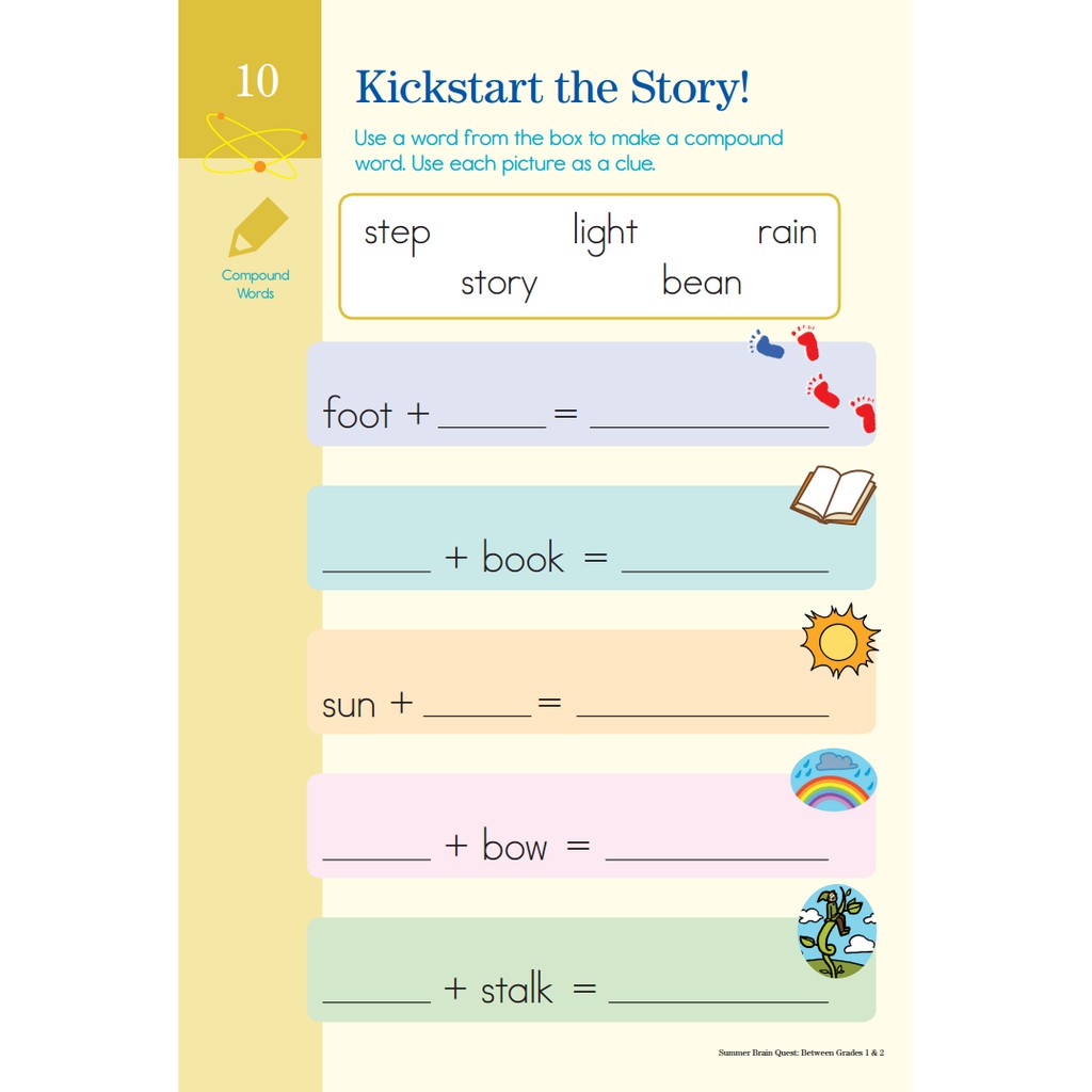 Sách - Summer Brain Quest 1&2 - Á Châu Books ( 6 - 7 Tuổi )